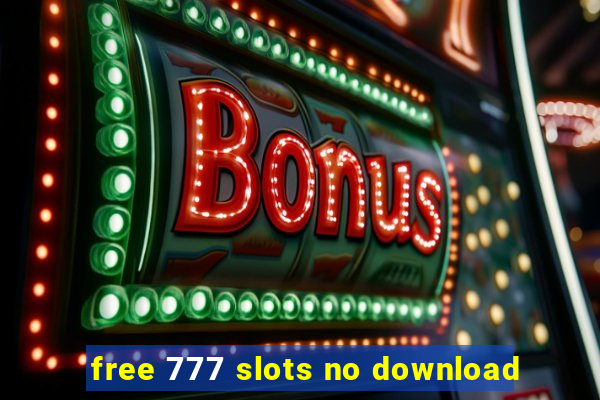 free 777 slots no download