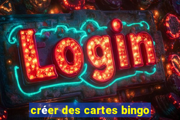 créer des cartes bingo