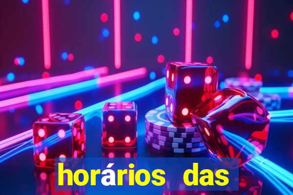 horários das plataformas de jogos