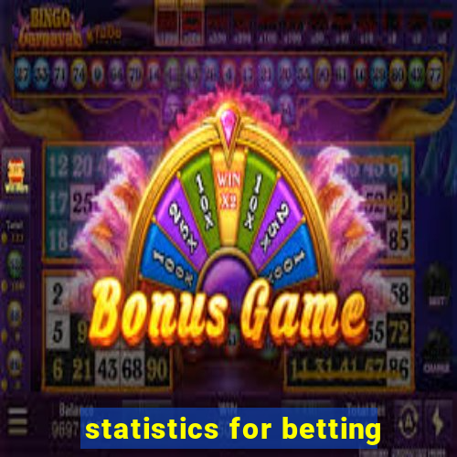 statistics for betting