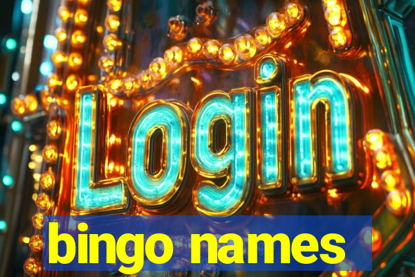 bingo names