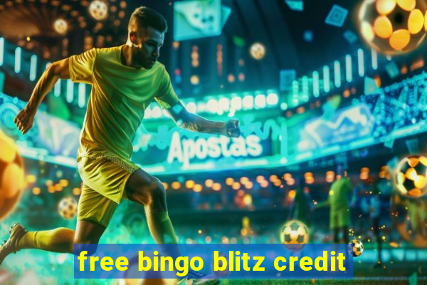 free bingo blitz credit