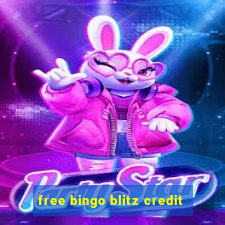 free bingo blitz credit