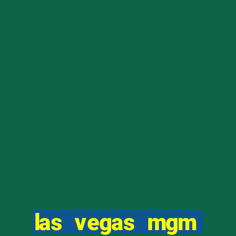 las vegas mgm grand hotel and casino