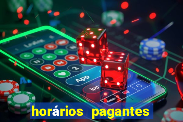 horários pagantes do fortune tiger