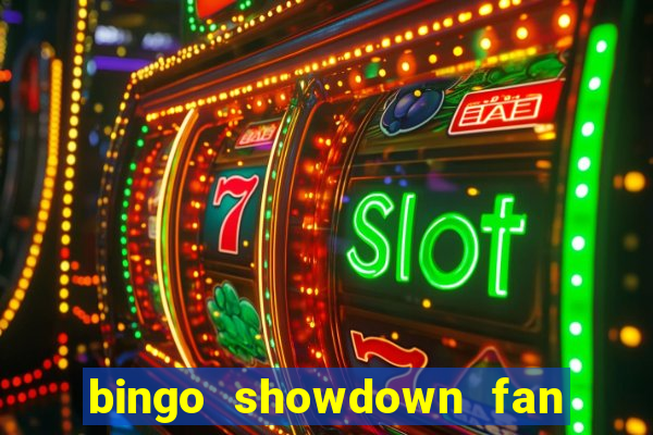 bingo showdown fan page freebies