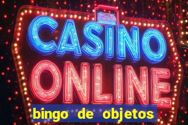 bingo de objetos para imprimir