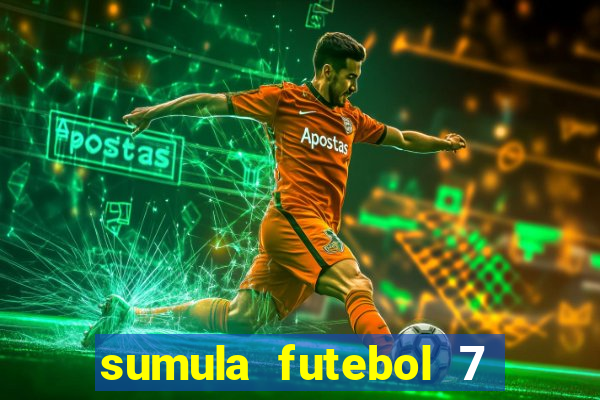 sumula futebol 7 society excel