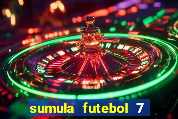 sumula futebol 7 society excel