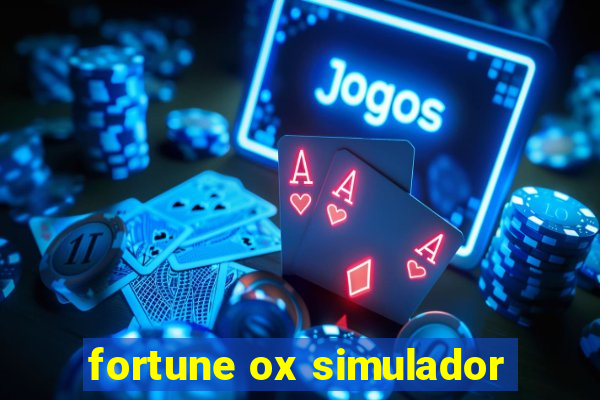 fortune ox simulador