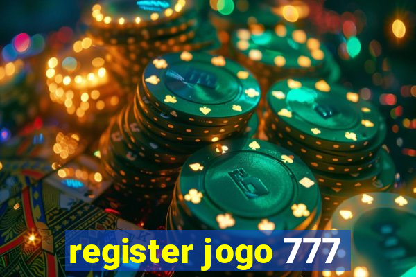 register jogo 777