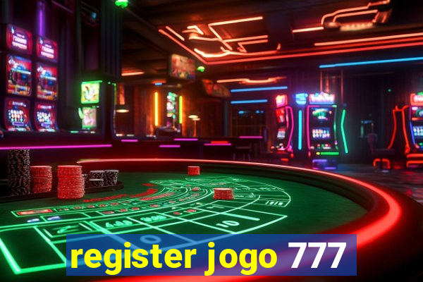 register jogo 777