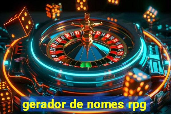 gerador de nomes rpg