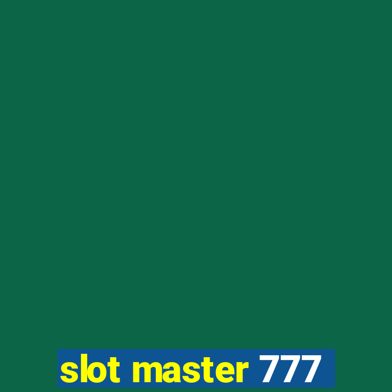 slot master 777