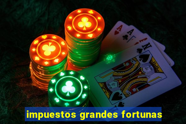 impuestos grandes fortunas