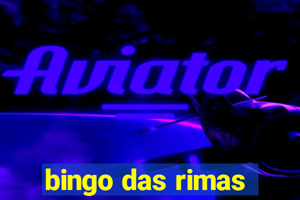 bingo das rimas