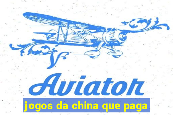 jogos da china que paga