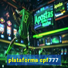 plataforma cpf777