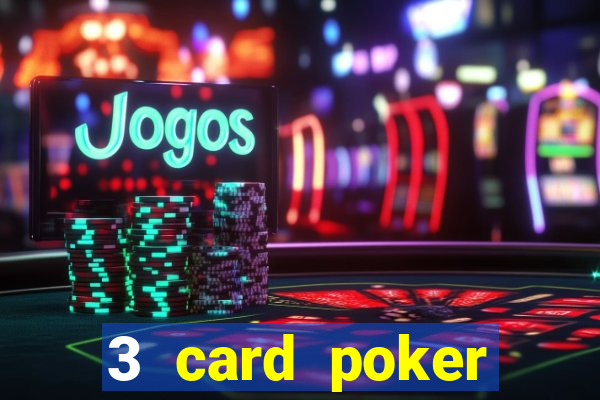 3 card poker casino game