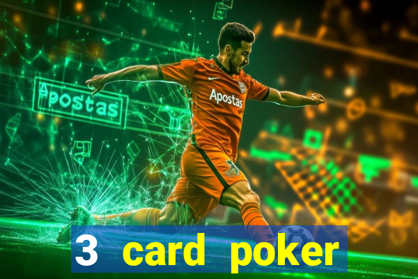 3 card poker casino game