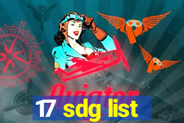 17 sdg list