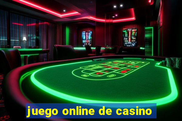 juego online de casino