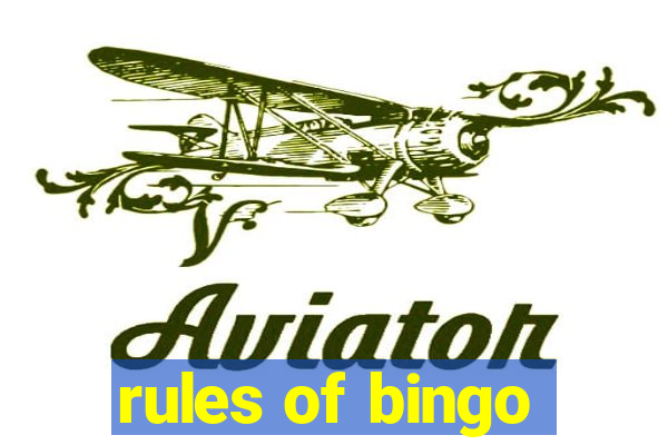 rules of bingo