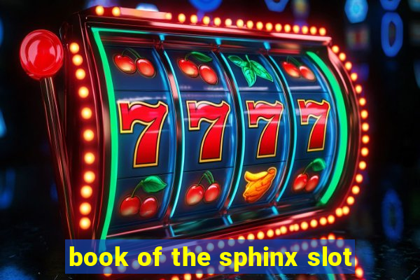 book of the sphinx slot