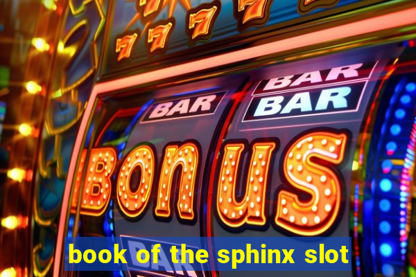 book of the sphinx slot