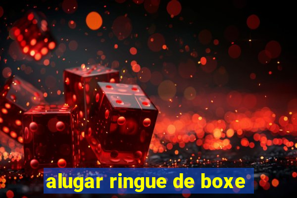 alugar ringue de boxe