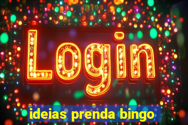 ideias prenda bingo