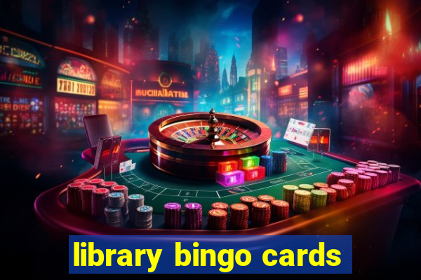 library bingo cards