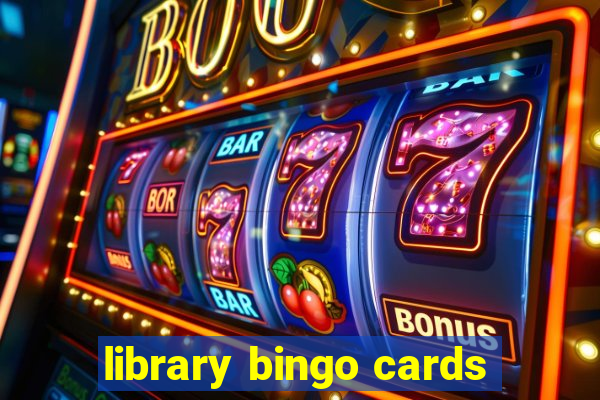 library bingo cards