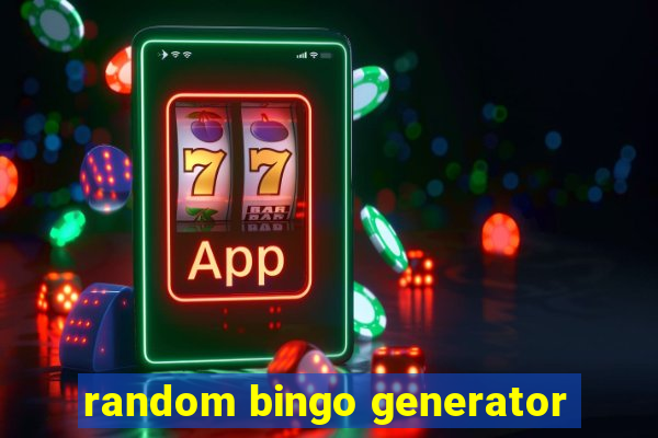 random bingo generator