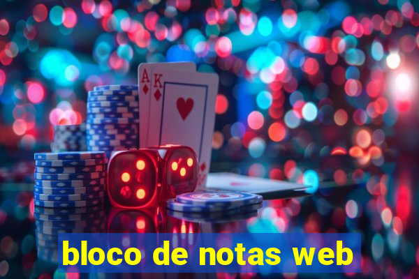 bloco de notas web