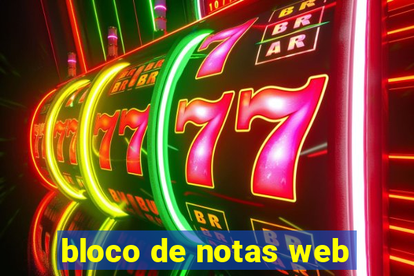 bloco de notas web