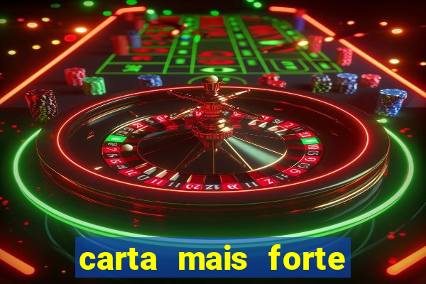 carta mais forte do poker