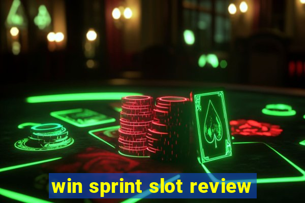 win sprint slot review