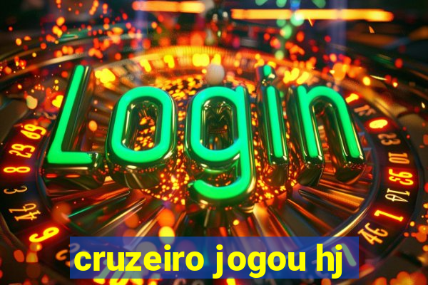 cruzeiro jogou hj