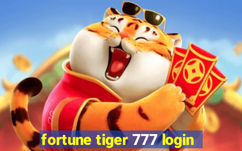 fortune tiger 777 login