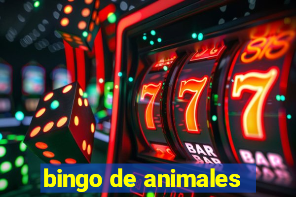 bingo de animales