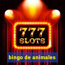 bingo de animales