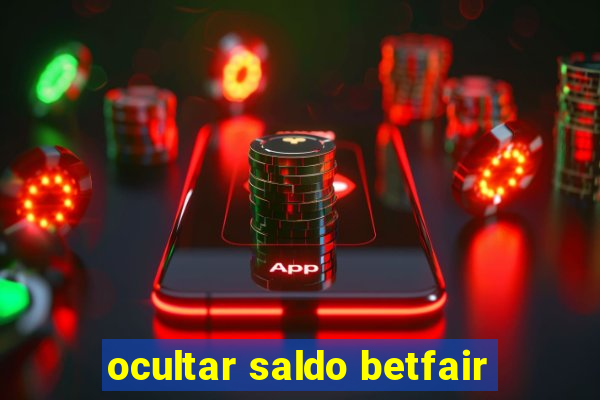 ocultar saldo betfair