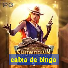 caixa de bingo