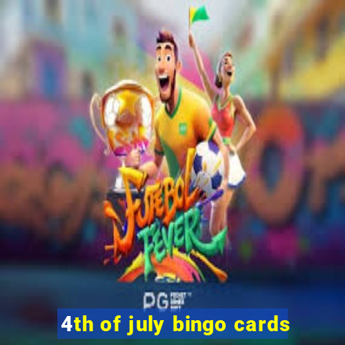 4th of july bingo cards