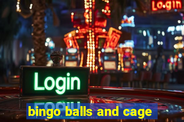 bingo balls and cage