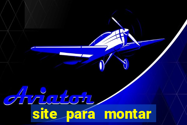 site para montar time de futebol