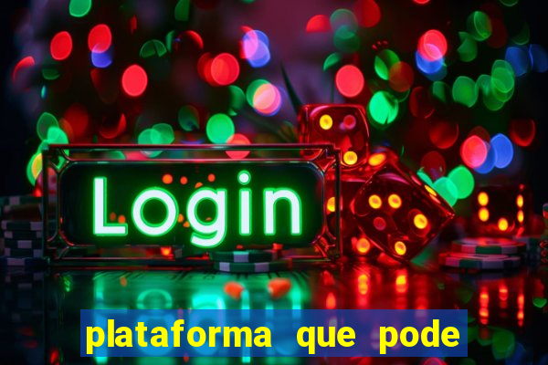 plataforma que pode depositar 1 real