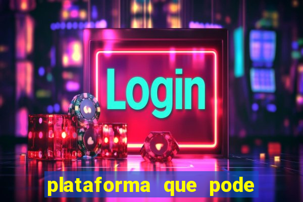 plataforma que pode depositar 1 real