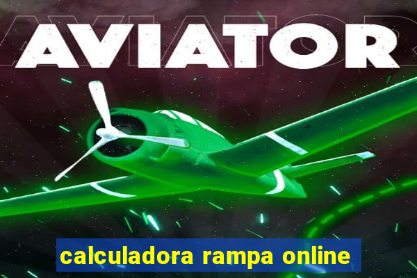 calculadora rampa online